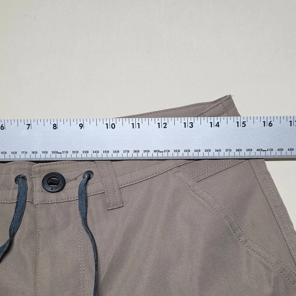 Roark Men Brown Adventure Chinos/Shorts Size 30 Quick Dry Lightweight Outdoor